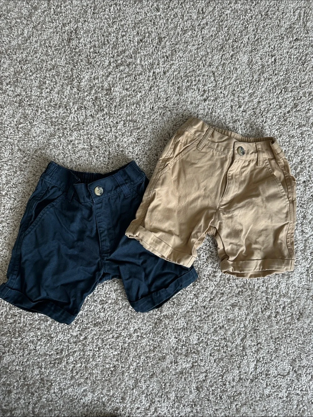 Rugged Butts Toddler Shorts Bundle- Navy and Khaki